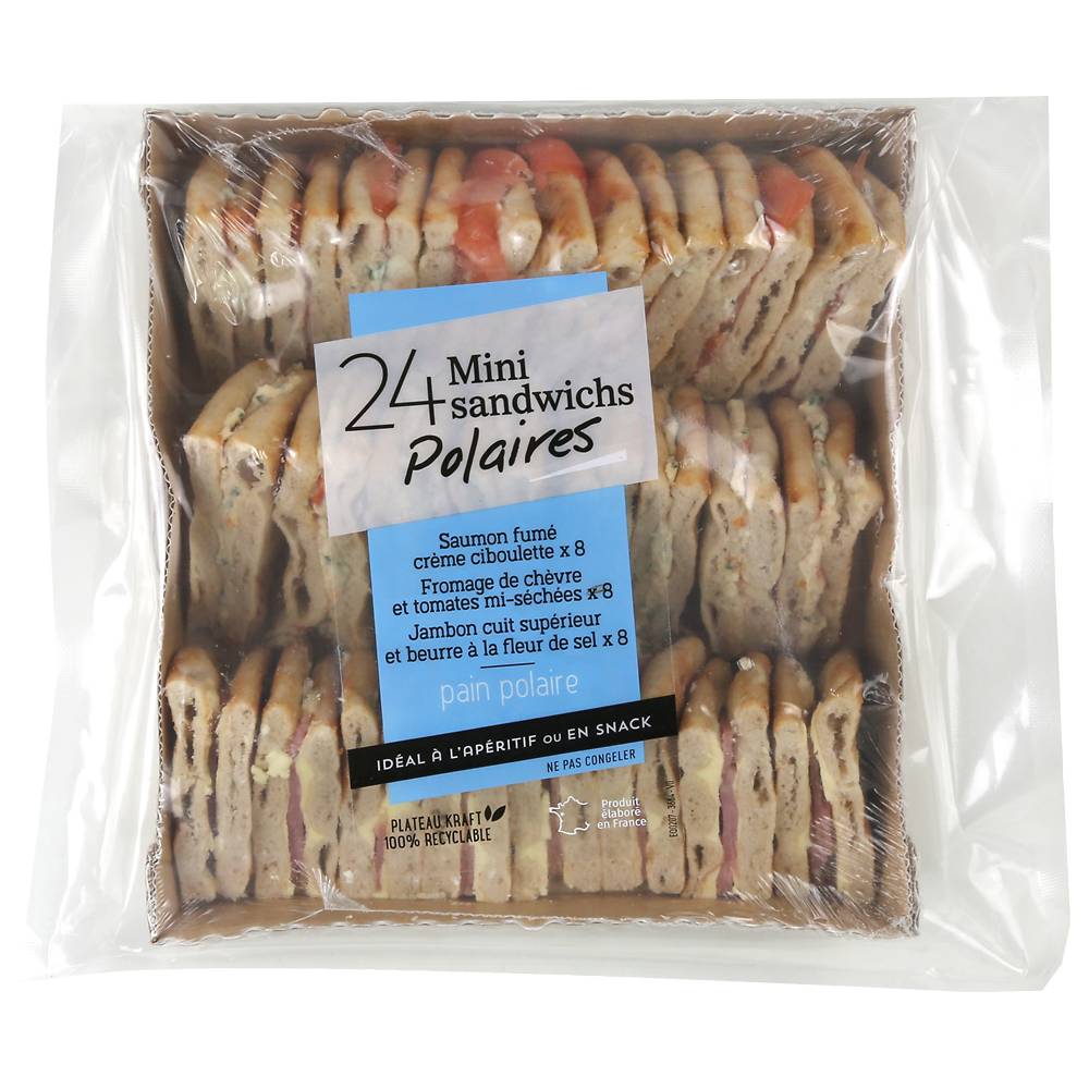 24 Mini Sandwichs polaires, 270g
