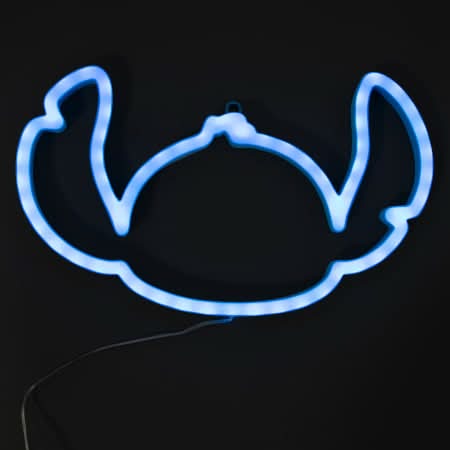 Disney Stitch Neon Wall Art 11.8in x 7in