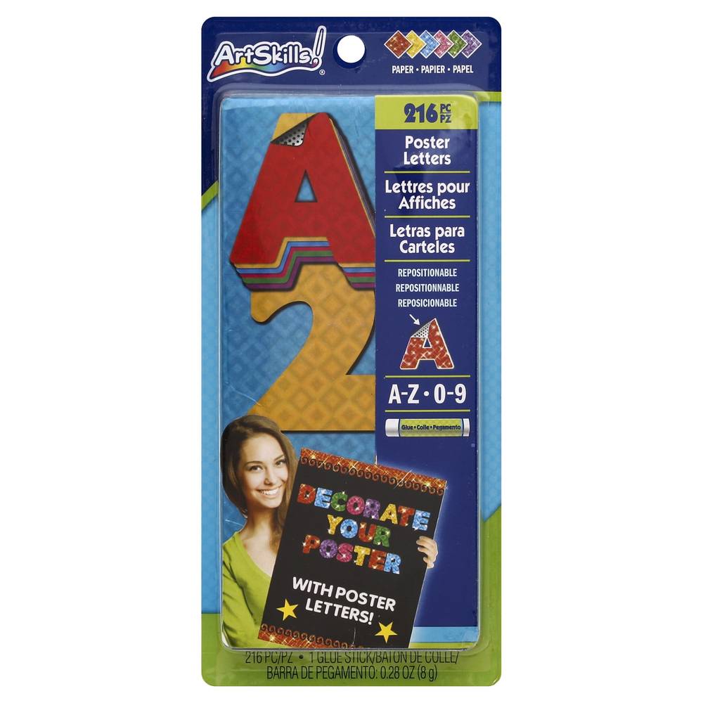 Artskills! Poster Letters & Number Pads Set