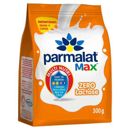 Parmalat leite em pó zero lactose multi nutri max (300 g)