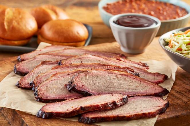 Order Smoked Brisket by the Pound food online from Libby's BBQs store, Thomasville on bringmethat.com