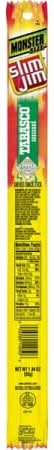 Slim Jim® Monster Size Tabasco Smoked Snack Stick 1.94oz