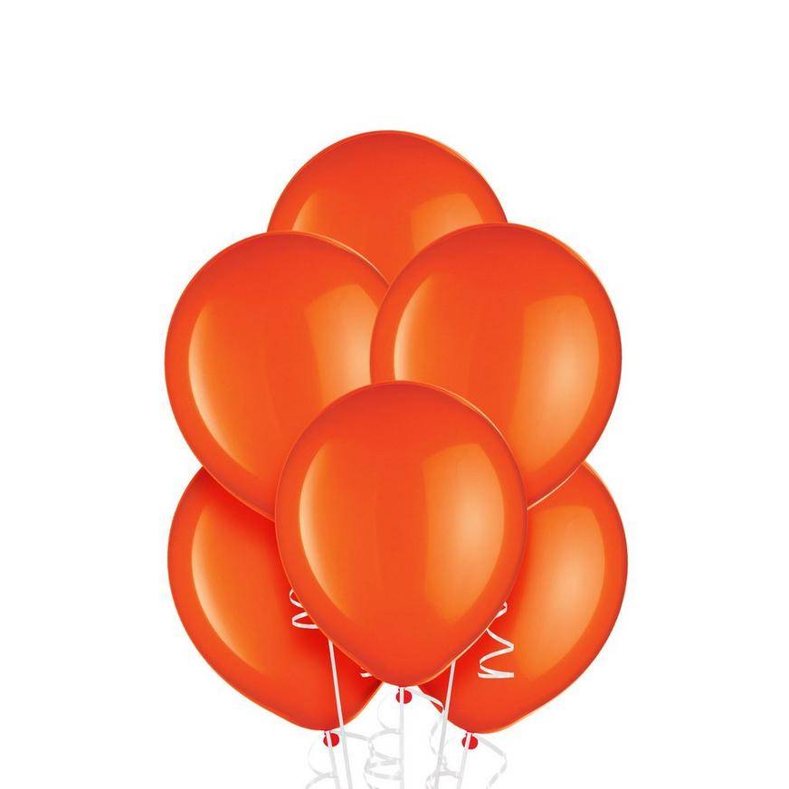 Uninflated 20ct, 9in, Orange Balloons
