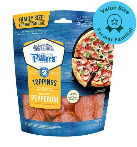 Piller's Toppings Pepperoni Family Size (400 g)