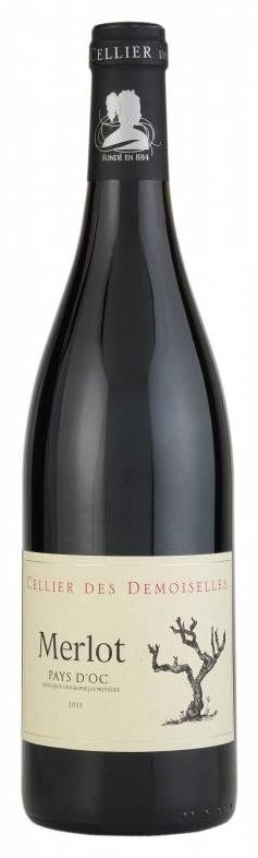 Cellier des Demoiselles - Vin rouge merlot igp, 2019 (750ml)
