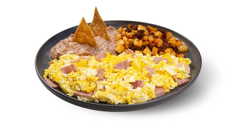 Ham & Egg Plate