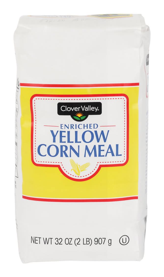 Clover Valley Enriched Yellow Corn Meal (32 oz)
