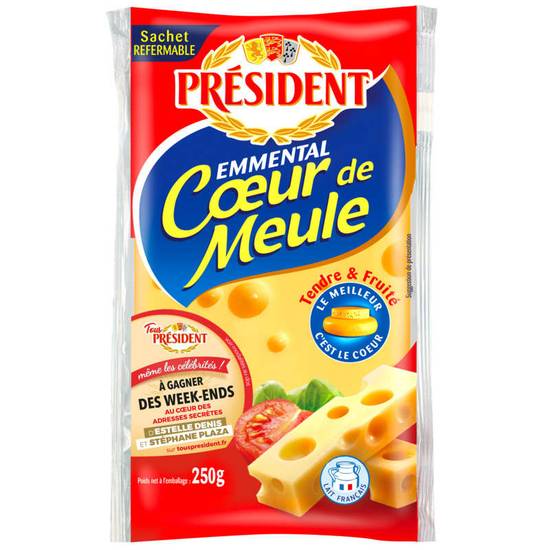 President coeur de meule emmental 250 g