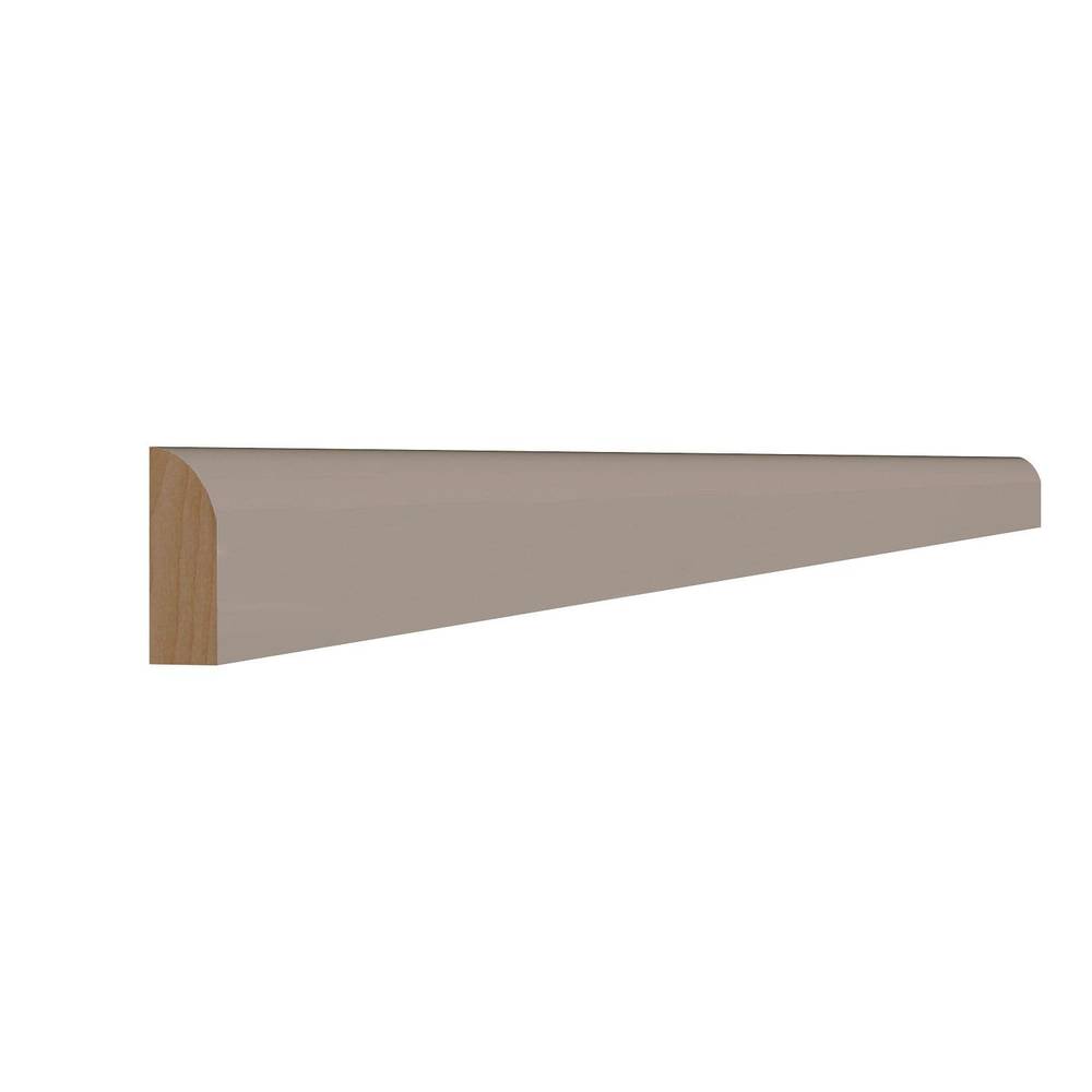 Project Source 96-in W x 0.75-in H x 0.25-in D Gray Painted Cabinet Scribe Rail | SCRIBEG