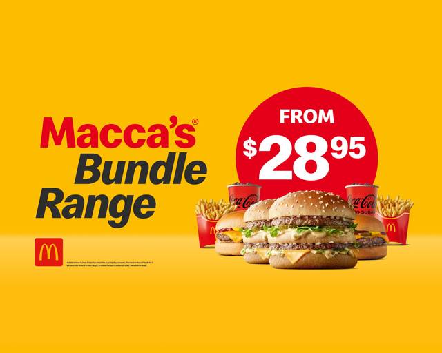 Maccas Bundle Range  McDonald's Australia