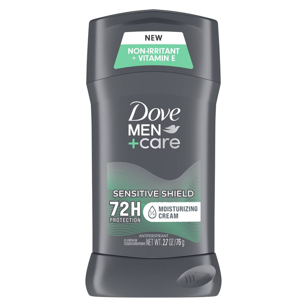 Dove Men+Care 72-Hour Sensitive Shield Antiperspirant Stick, 2.7 Oz