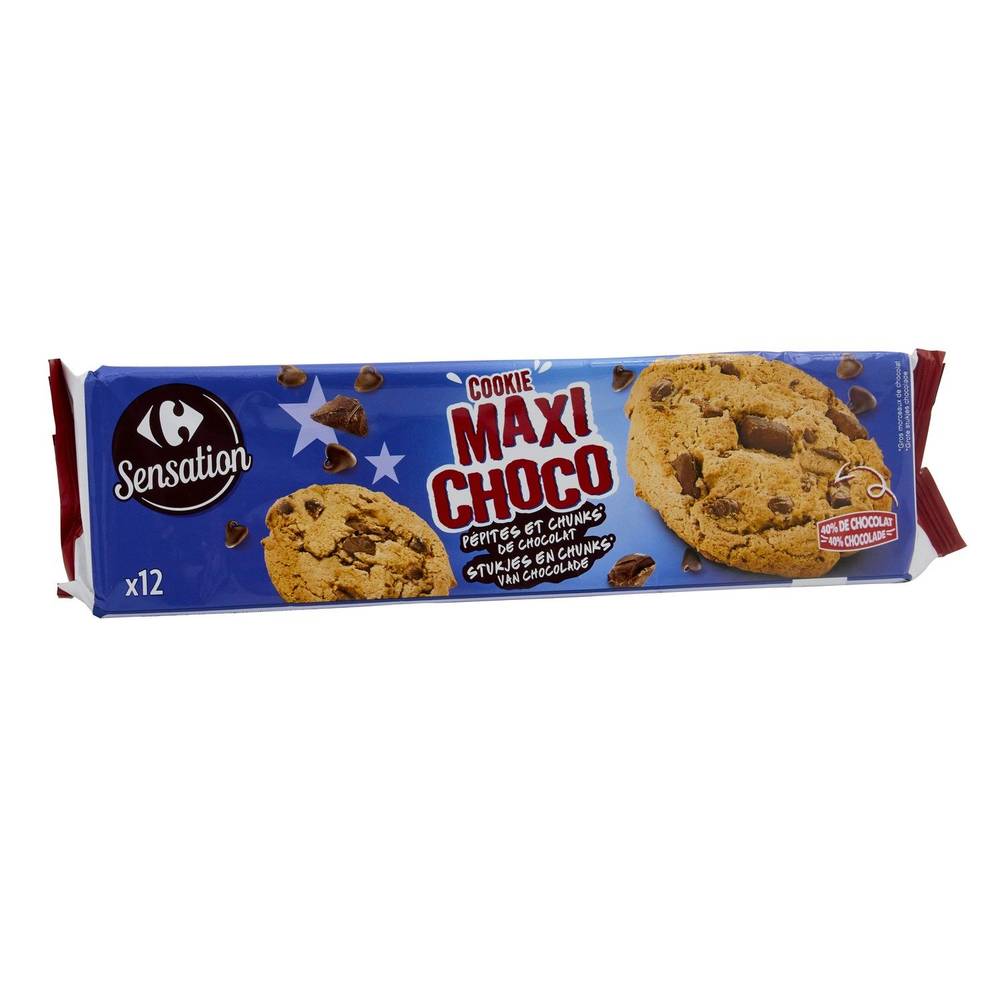 Carrefour - Cookies 39% pépites chocolat (225g)