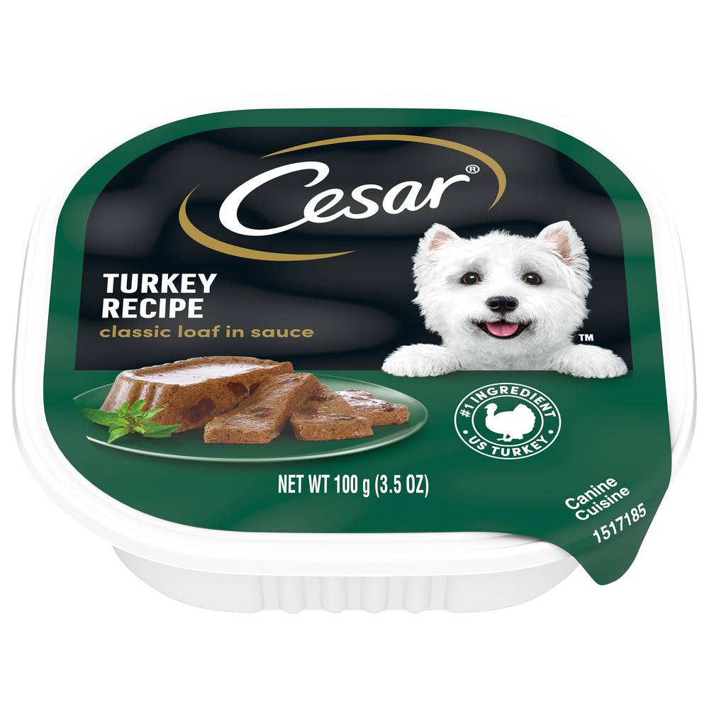 Cesar Turkey Recipe Classic Loaf in Sauce (3.5 oz)