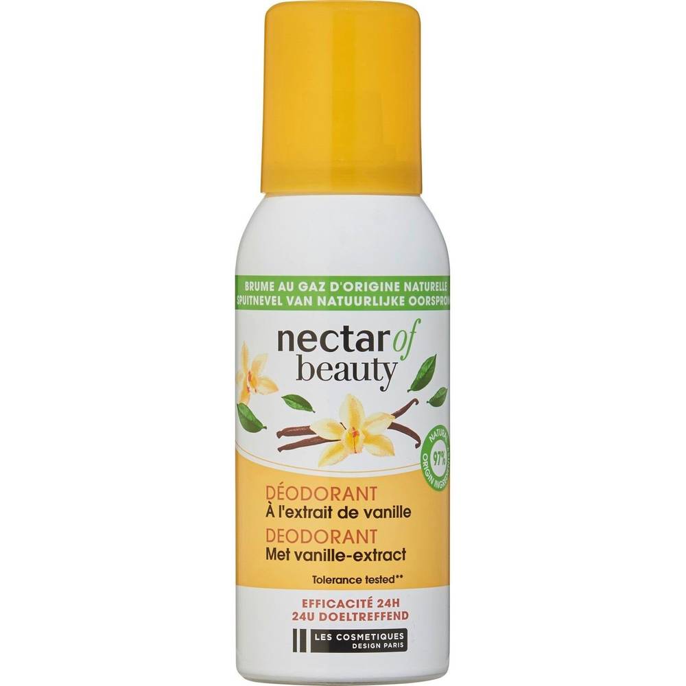 Nectar of Beauty - Déodorant spray 24h à l'extrait de vanille (75ml)