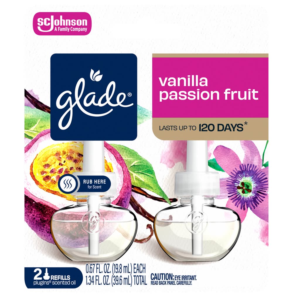 Glade Plugins Vanilla Passion Fruit Scented Oil Refill (1.4 oz)