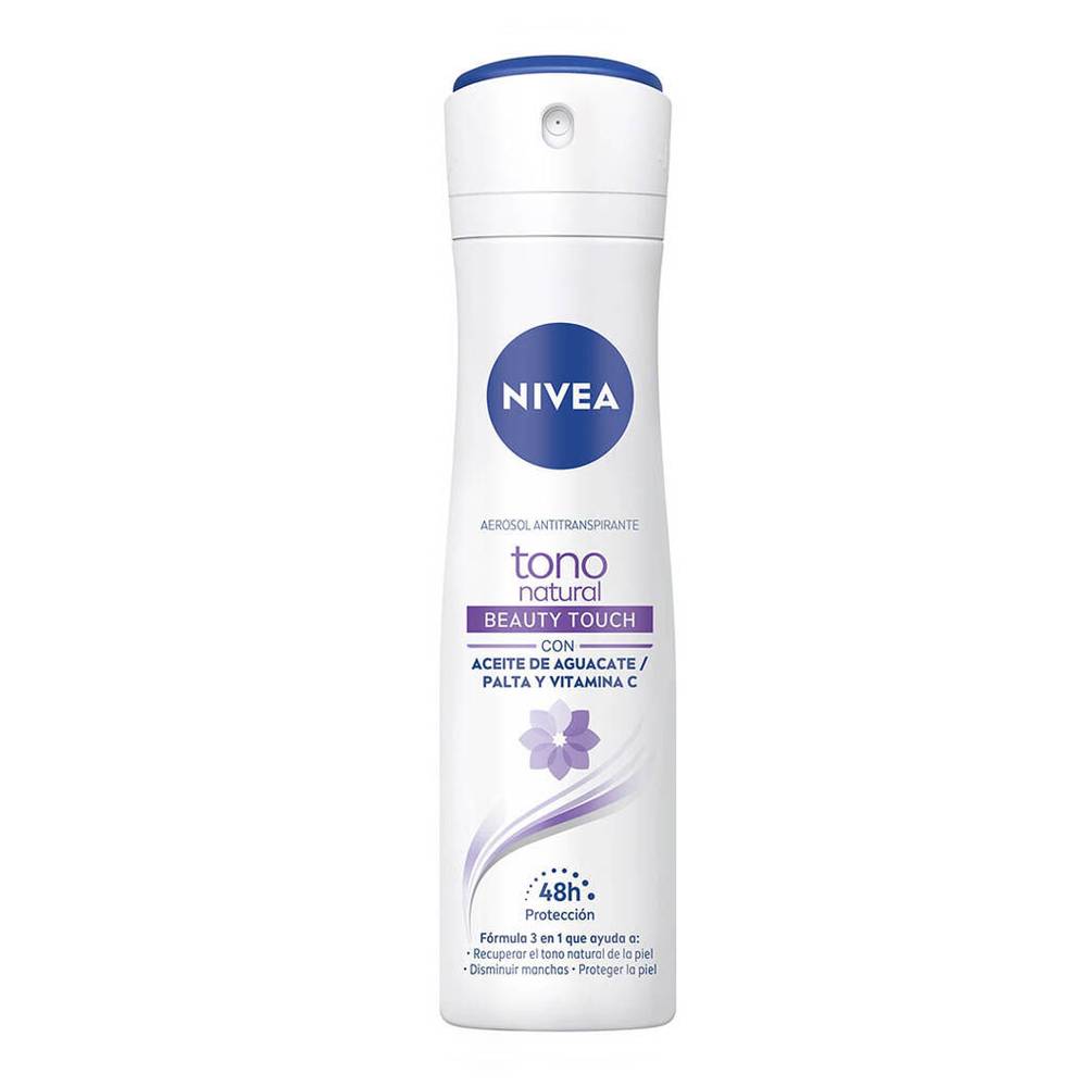 Nivea antitranspirante aclarado natural beauty touch (aerosol 150 ml)