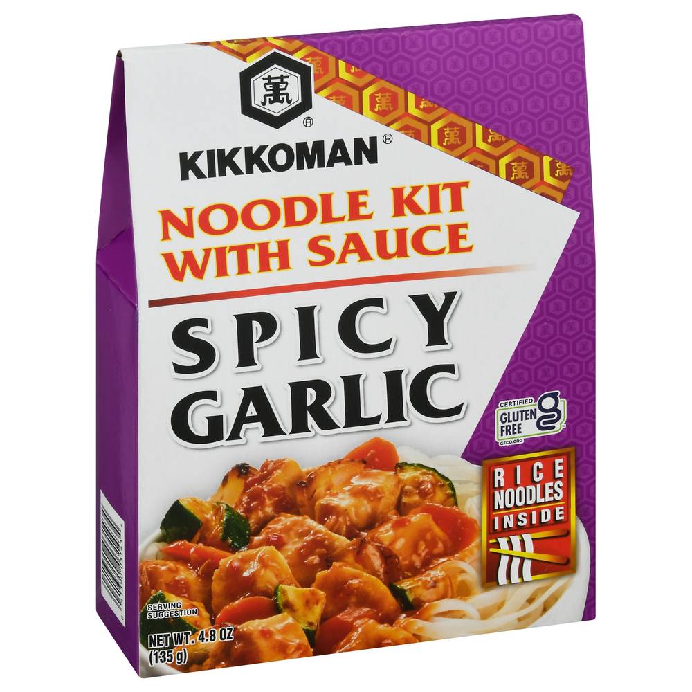 Kikkoman Spicy Garlic Noodle Kit With Sauce (4.8 oz)