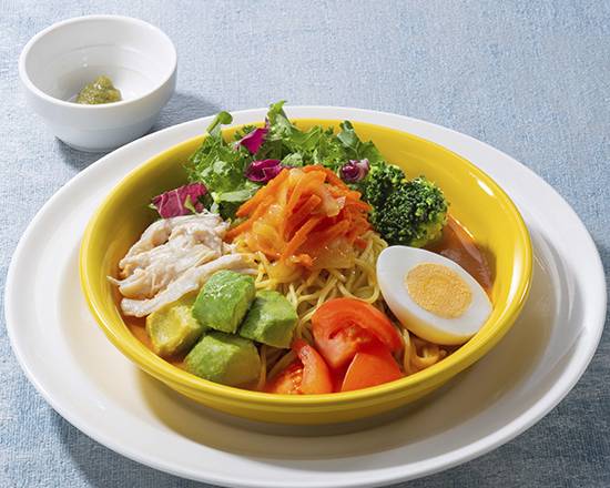 低糖質 美活！ベジヌードル Low-carb Veggie Noodles in Carrot Broth