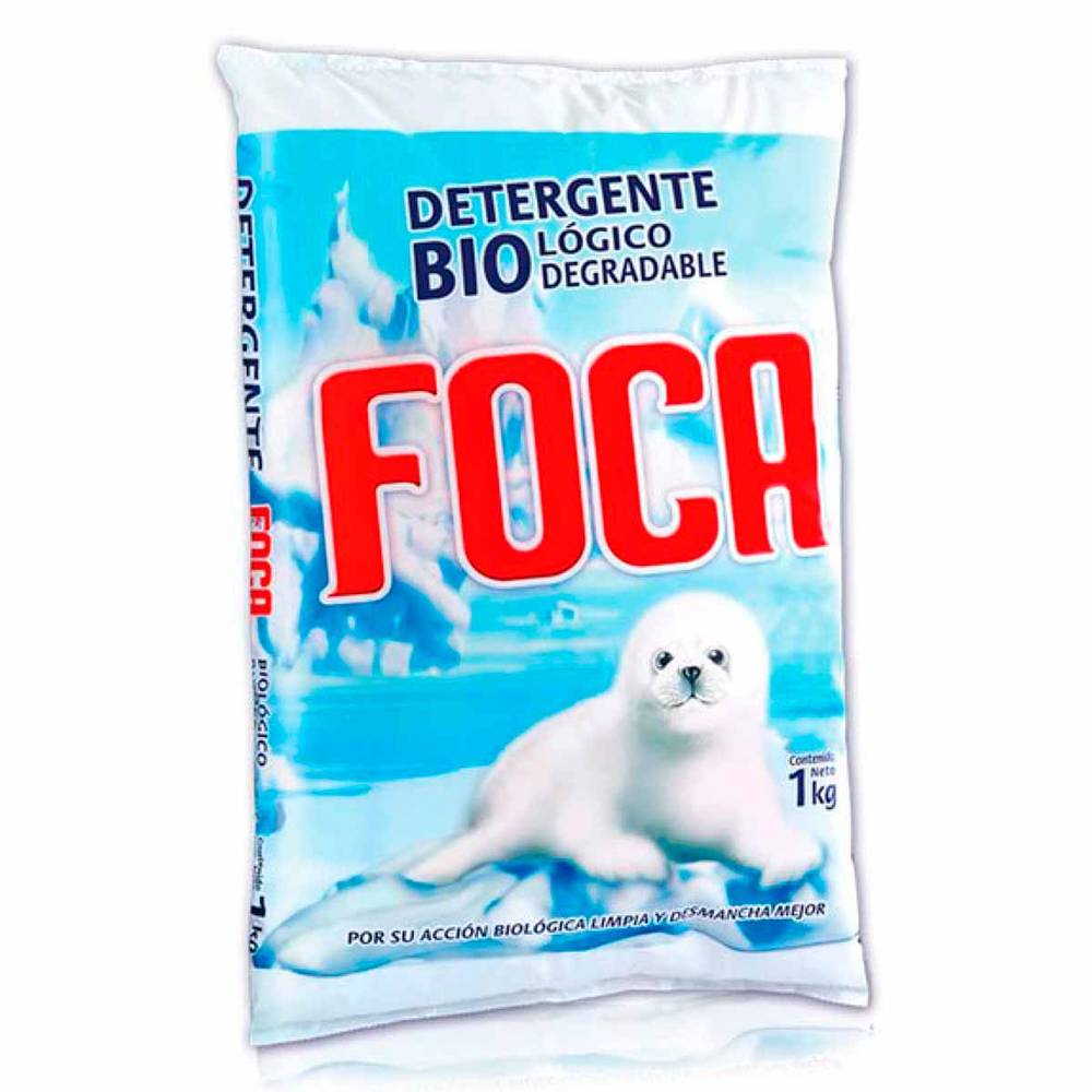 Foca · Detergente en polvo biodegradable (1 kg)