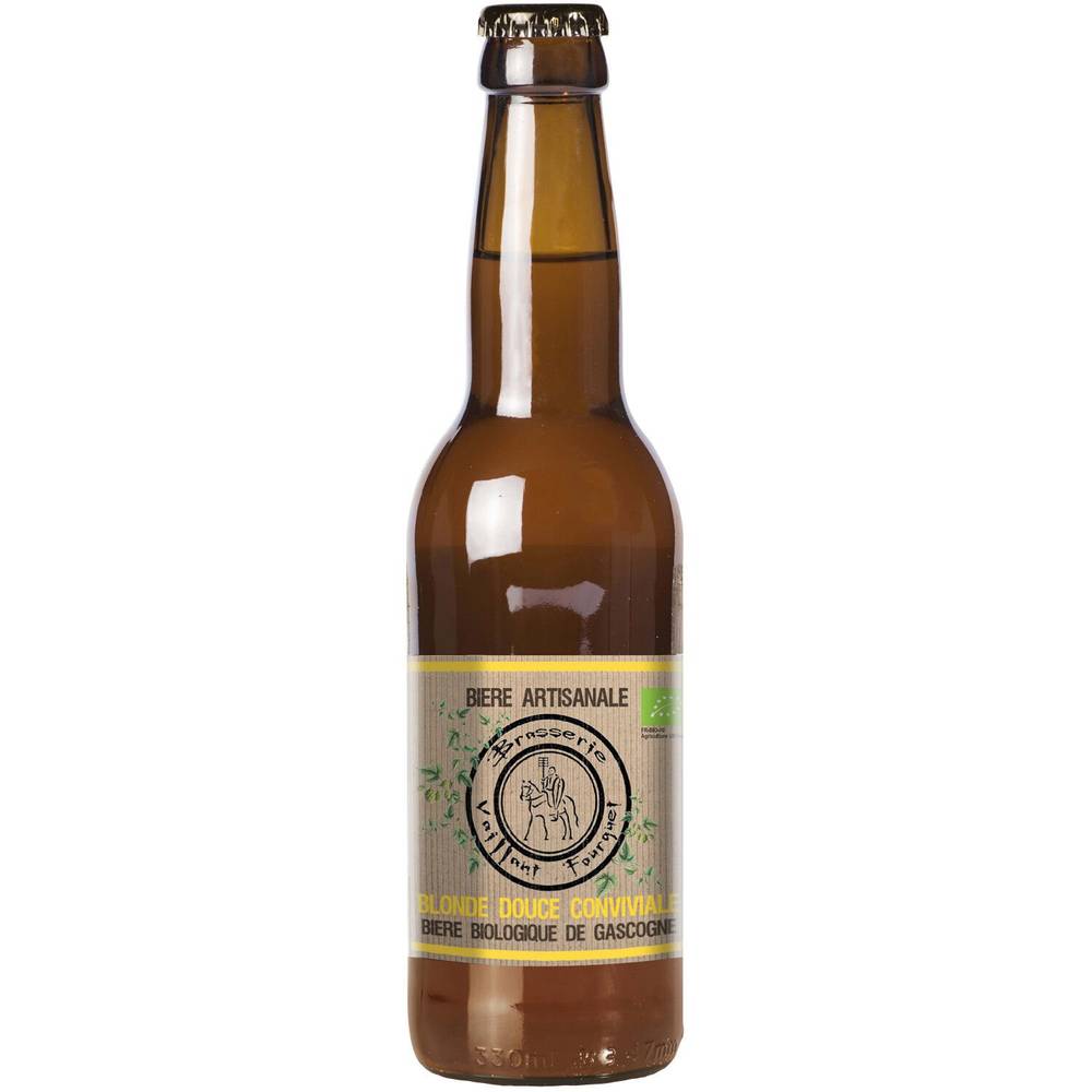 Vaillant Fourquet - Bière blonde artisanale bio de gascogne (330 ml)
