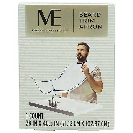 Modern Expressions Beard Trim Apron - 1.0 ea