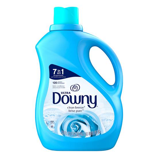 Downy Ultra Laundry Liquid Fabric Softener (fabric conditioner), clean breeze