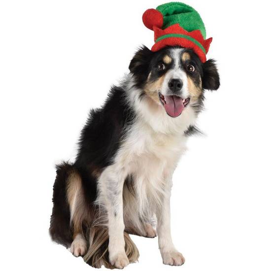 Pet Christmas Elf Hat - Size - M/L