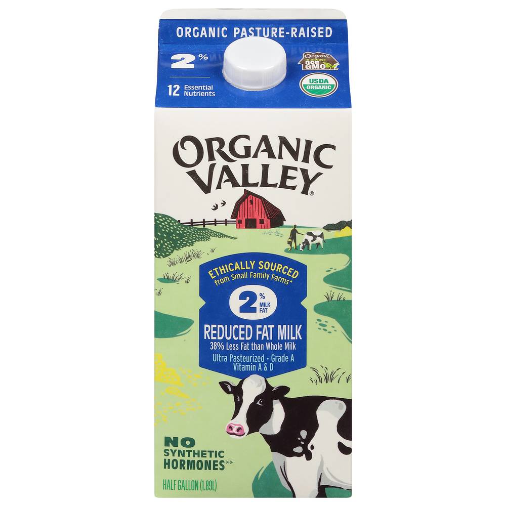 Organic Valley Reduced Fat Milk (1.89 L)