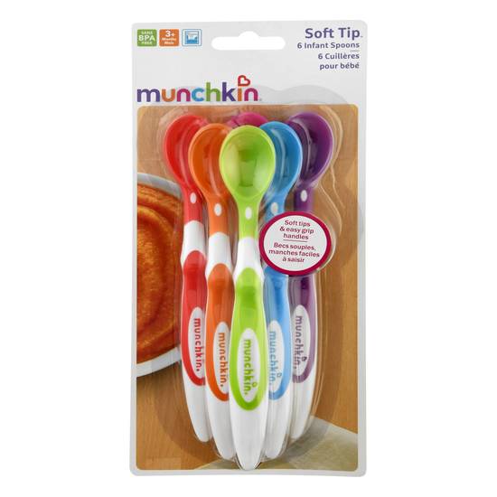 Munchkin Soft Tip 3+ Months Infant Spoons ( 6 ct)
