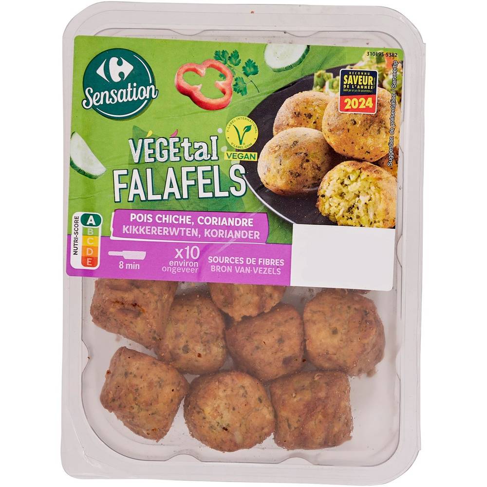 Carrefour Veggie - Falafels au pois, chiche, fève et coriandre