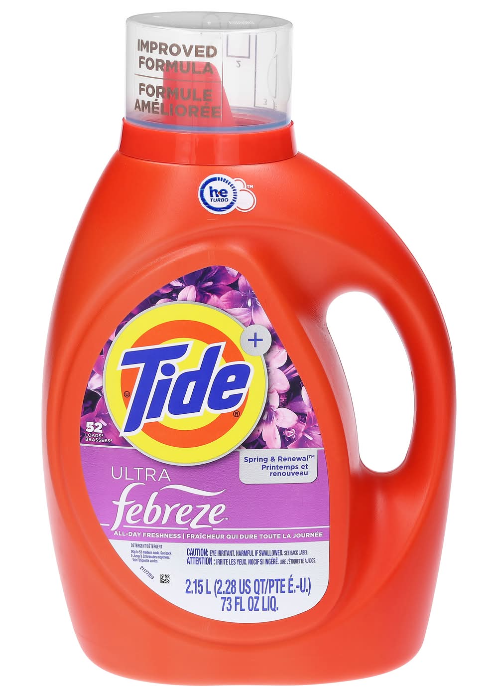Tide Ultra Febreze Liquid Detergent, Spring & Renewal (73 fl oz)