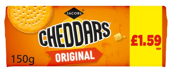 Jacob's Baked Cheddars Cheese Crackers (150g)