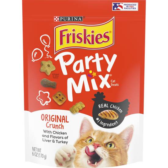 Friskies Party Mix Cat Treats Crunch Original (6 oz)