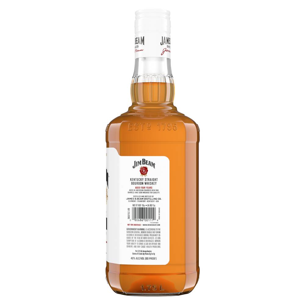 Jim Beam Kentucky Straight Bourbon Whiskey (61.8 oz)