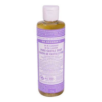 Dr. Bronner's Lavender Scented Pure-Castile Liquid Soap (273 ml)