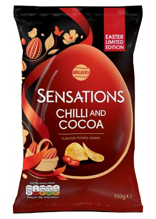 Walkers Chilli & Cocoa, Sensations Potato Crisps (150g)
