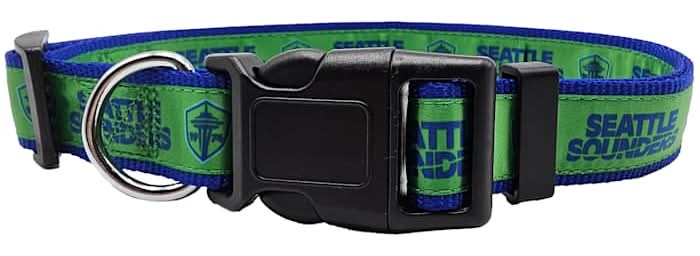 Pets First MLS Satin Collar for Dogs, Seattle Sounders FC, Small