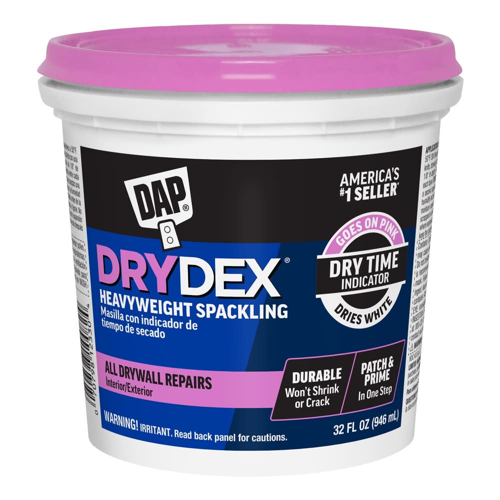 DAP DryDex White Interior/Exterior Color-Changing , Spackling 32 Ounce(s)
