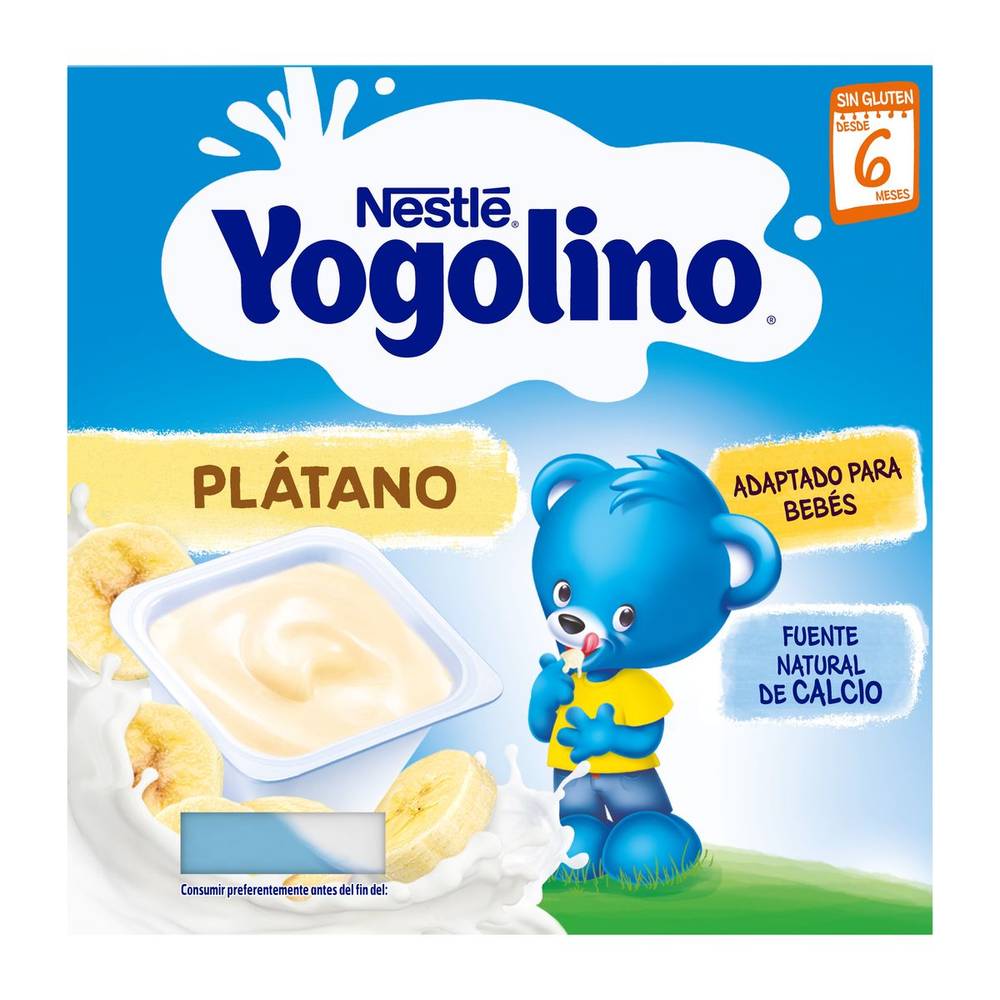 Yogolino plátano NESTLE pack 4x100 gr