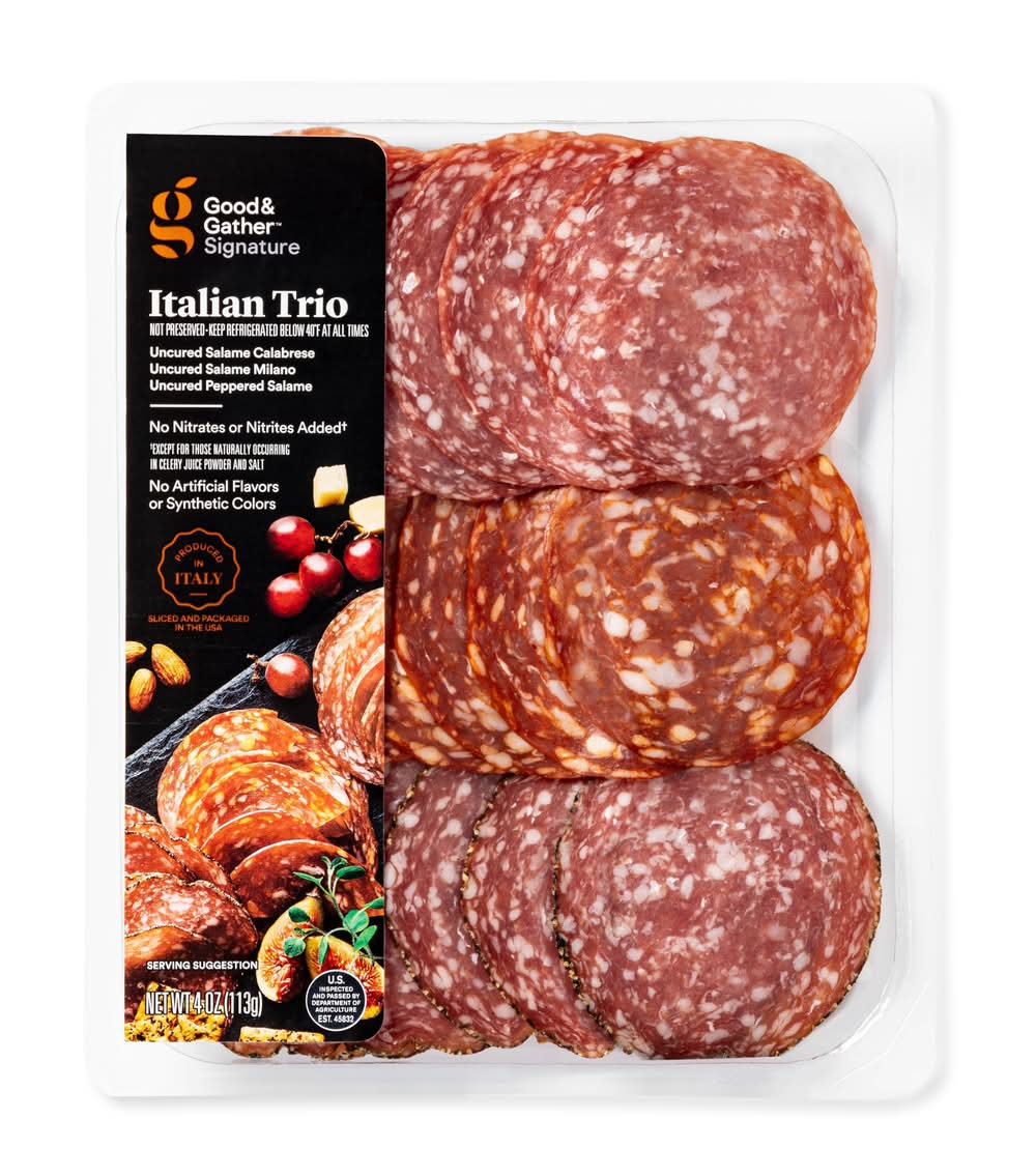 Good & Gather Signature Italian Uncured Salami Trio (4 oz)