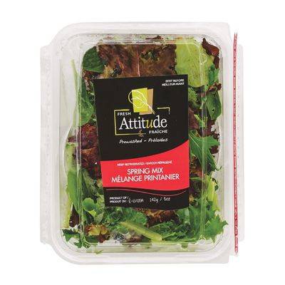 Attitude · Mélange de salade printanier (142 g) - Spring salad mix (142 g)