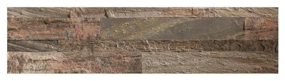 Aspect 23.6 In. X 5.9 In. Weathered Quartz Peel And Stick Stone Decorative Tile Backsplash