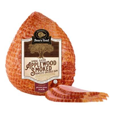 Boar's Head Ham Applewood Spiral Sliced (4 lb)