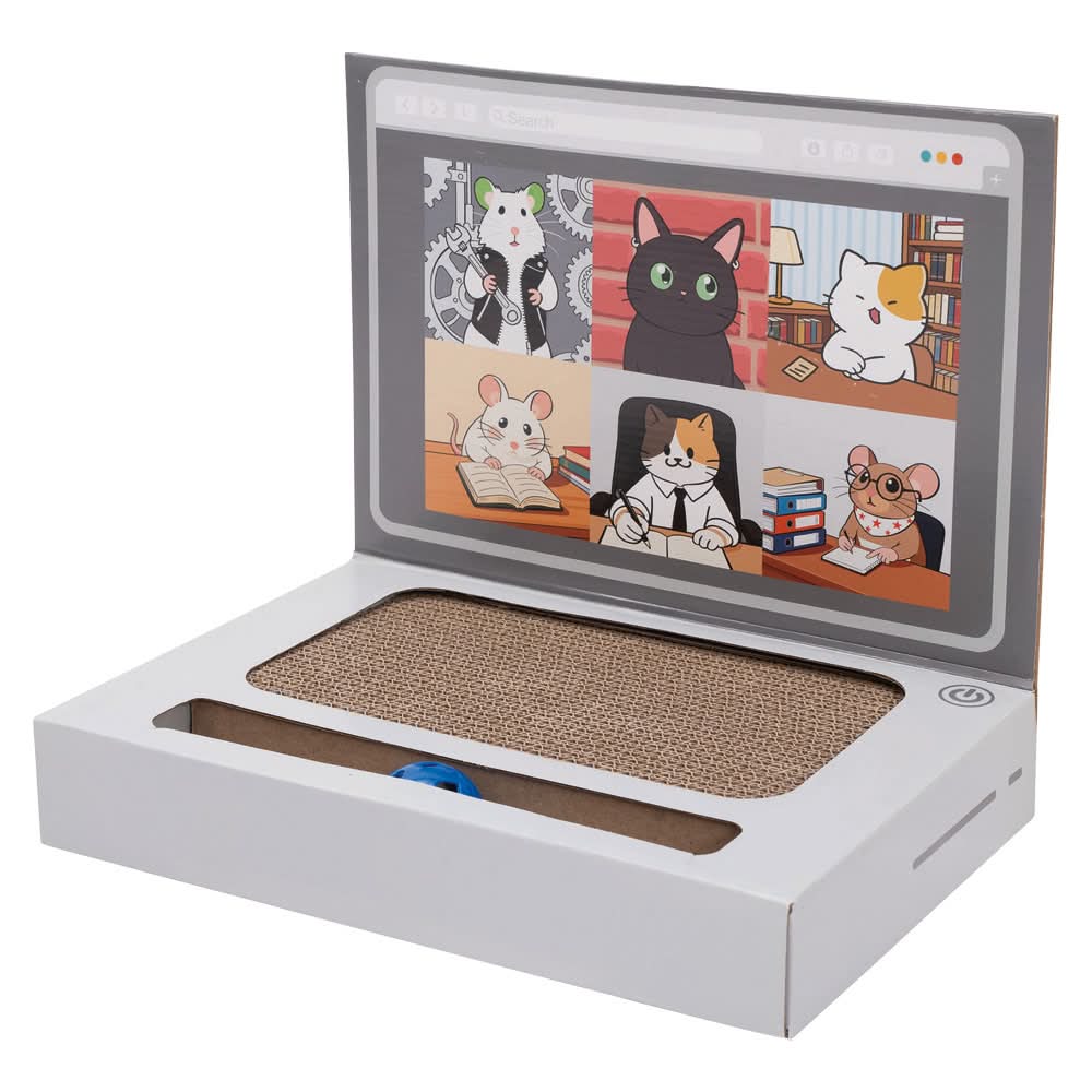 Heart to Tail Laptop Cat Scratcher with Catnip