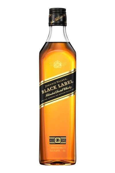 Johnnie Walker Black Label Blended Scotch Whisky (200ml bottle)