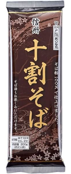 おびなた　信州十割そば　200g　J-970