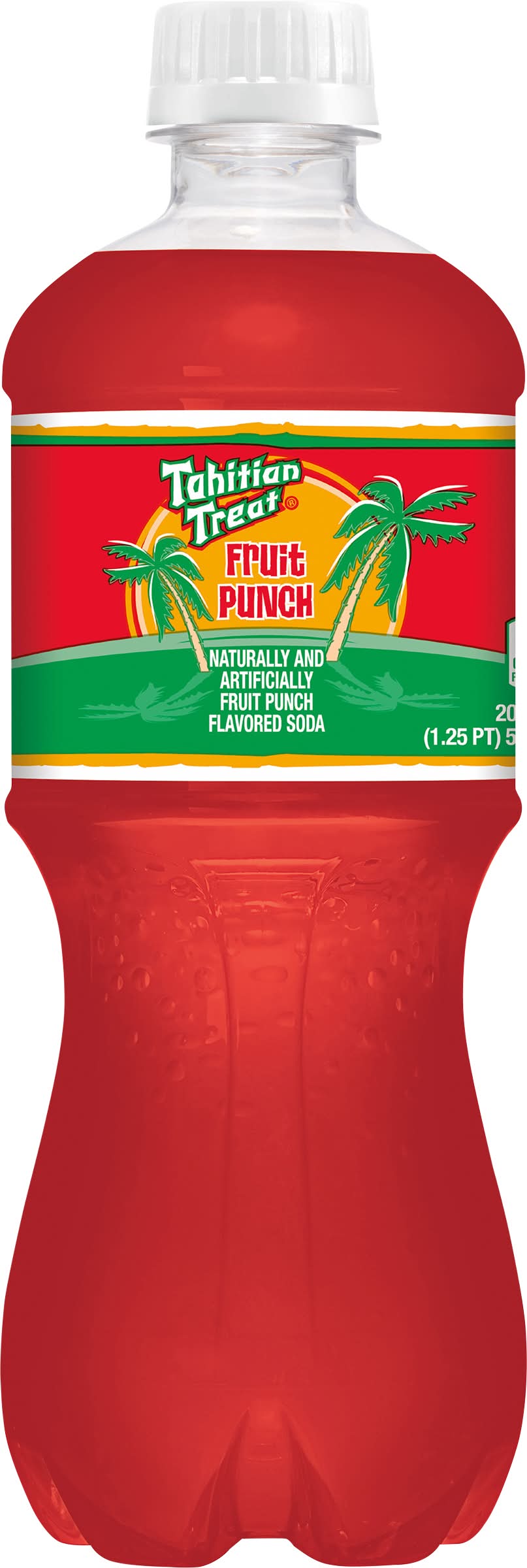 Tahitian Treat Flavored Soda, Fruit Punch (20 fl oz)