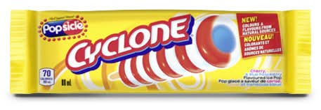 Popsicle Cyclone Ice Pops, Strawberry Lemon (80 ml, 6 ct)