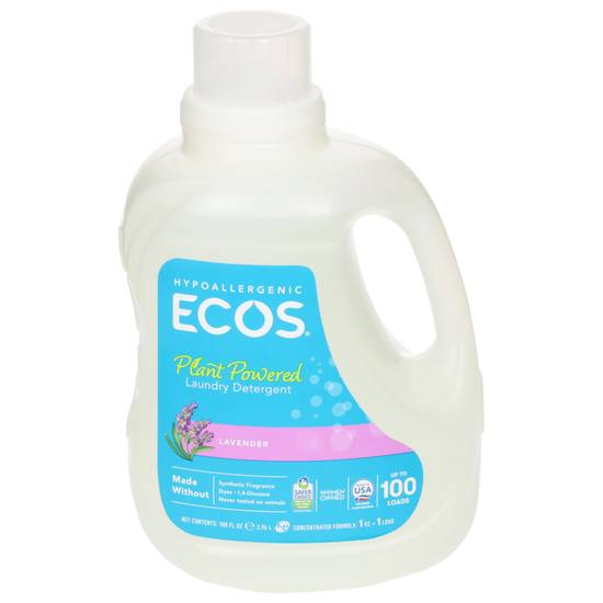 Ecos Plant Powered Lavender Laundry Detergent Liquid