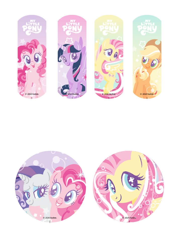 Banditas Adhesivas        40 Piezas  My Little Pony